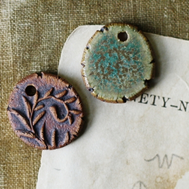 fern earring charms 
