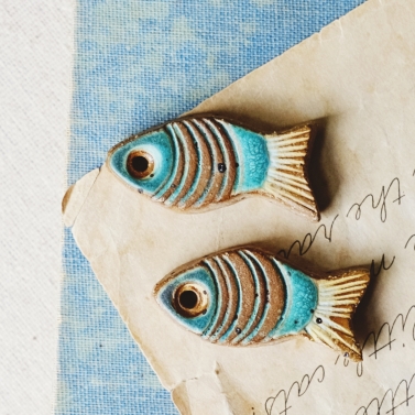funky fish pendant 