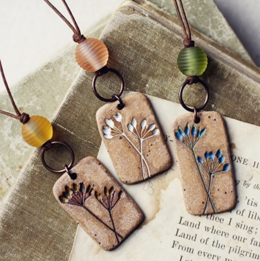 fresh herbs- necklaces 