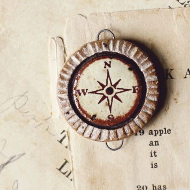weathered compass 