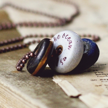 ocean disk necklace