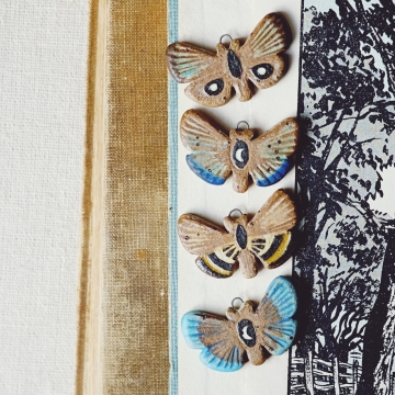 Sgraffito Moths 